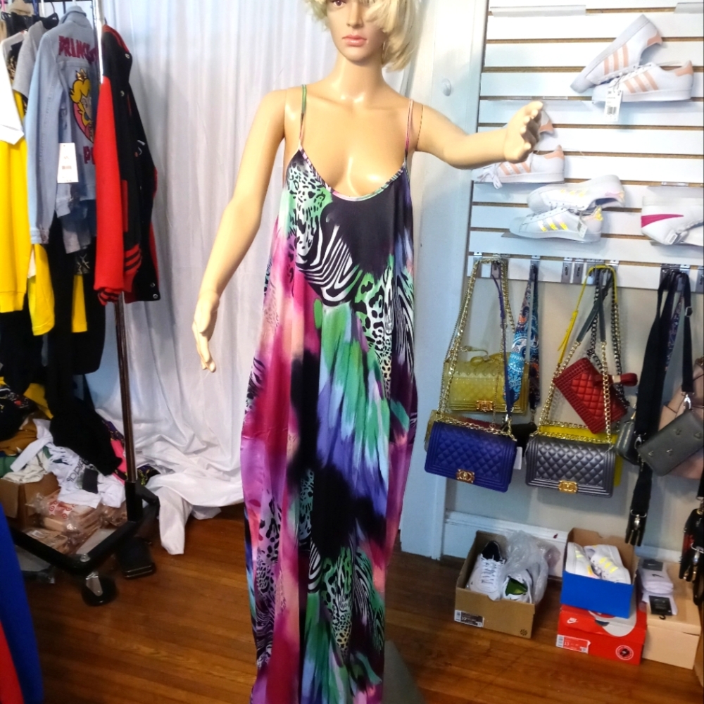 Rose Purple Summer Dress Women